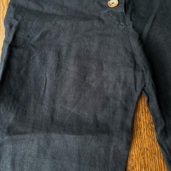 Bug clothing navy linen wide leg high waisted Magda pants - Picture 8 of 8